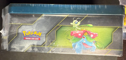 POKEMON TCG Celebi & Venusaur GX Tag Team Tin Sealed Factory Sealed (Small Rip) - Image 3