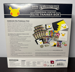 POKEMON TCG Celebrations 25th Anniversary Pokemon Center ETB Factory Sealed - Image 3