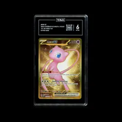2023 POKEMON SCARLET & VIOLET 151 #205/165 MEW EX HYPER RARE TAG 6 EX MT - Image 1