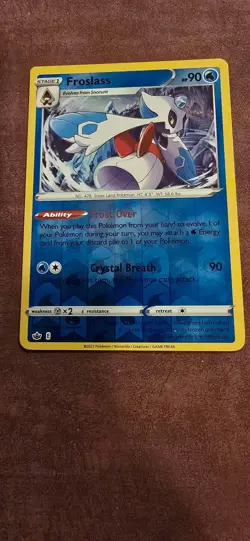 Froslass 036/198 Holo Rare Chilling Reign Pokemon Reverse Holo Near Mint - Image 1