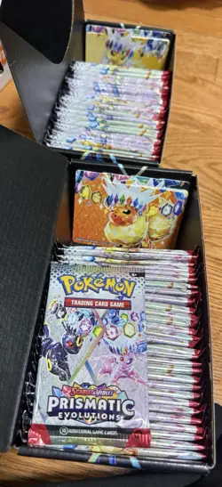 60x Packs Pokemon TCG Prismatic Evolutions Booster Packs 💫 - Image 1