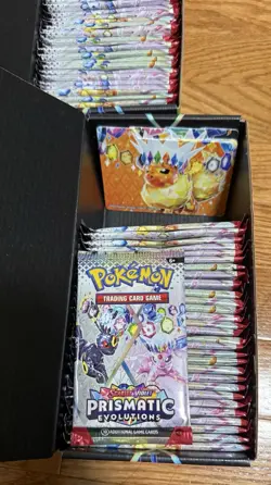 60x Packs Pokemon TCG Prismatic Evolutions Booster Packs 💫 - Image 2
