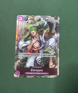 One Piece Zoro-Juurou OP05-067 rare French Promo 1st Anniversary NM - Image 1