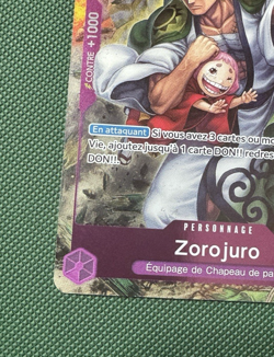 One Piece Zoro-Juurou OP05-067 rare French Promo 1st Anniversary NM - Image 3