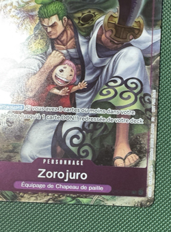 One Piece Zoro-Juurou OP05-067 rare French Promo 1st Anniversary NM - Image 5
