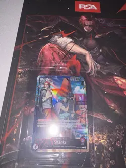 Shanks OP09-001 One Piece Promotion Cards Foil 2025 PSA Magazine Promo Sealed - Image 1