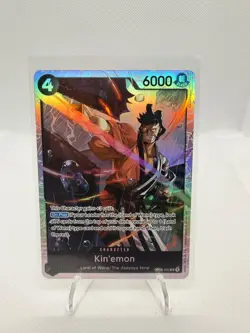 Kin'emon OP16-082 Super Rare The Time of Battle One Piece Foil Near Mint - Image 1