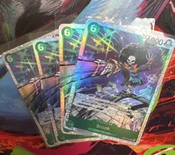 Playset Bandai One Piece TCG Brook OP15-032 SR English x4 - Image 1