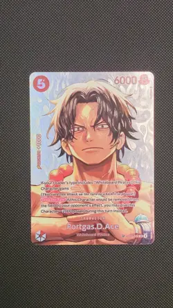 Portgas D. Ace ST15-005 SP Alt Art One Piece TCG *Pack fresh* - Image 3