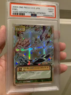 2004 BANDAI ONE PIECE CCG JAPANESE A VOW BETWEEN ADVENTURERS | VENDING ENEL W03 - Image 1