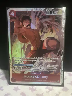 One Piece TCG English OP16-015 Monkey D Luffy SR Foil - Image 1