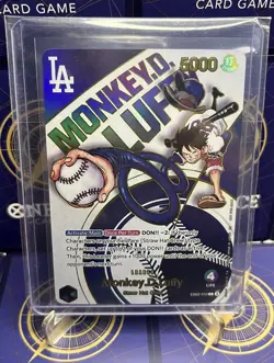 LA Dodgers Monkey.D.Luffy EB02-Leader✨One Piece Mint ProxyFoil Card✨ - Image 1