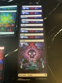 23 Dominaria United Full Art Lands Magic The Gathering DMU 277-281 Set Bundle - Image 2