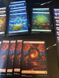 23 Dominaria United Full Art Lands Magic The Gathering DMU 277-281 Set Bundle - Image 3