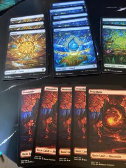 23 Dominaria United Full Art Lands Magic The Gathering DMU 277-281 Set Bundle - Image 4