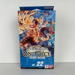 One Piece Blue Starter Deck 22 Ace & Newgate ST-22 Bonus Pack Included New - Image 1