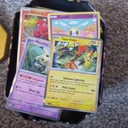 Pokemon TCG Pikachu Metal Tin With 100+ Cards from Region 7 Alola - Image 3