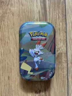 Pokemon TCG Galar Pals Mini Tin Scorbunny Empty No Cards - Image 1