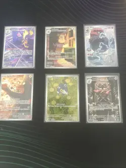 Pokemon TCG 6 Different Illustration Rare Cards - Image 1