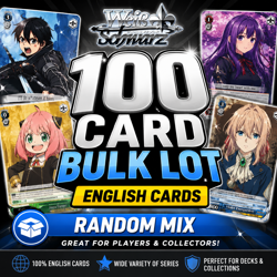 Weiss Schwarz 100 Card Bulk Lot - Image 1