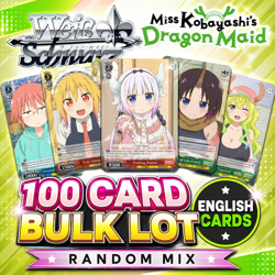 Weiss Schwarz Miss Kobayashi's Dragon Maid 100 Card Bulk Lot - Image 1