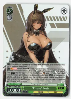 "Finale" Noir (SR) NIK/S117-E032S SR GODDESS OF VICTORY: NIKKE Weiss Schwarz NM - Image 1