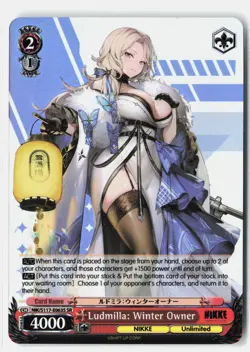 Ludmilla: Winter Owner (SR) NIK/S117-E063S SR GODDESS OF VICTORY: NIKKE NM - Image 1