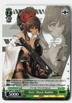 Noir: Black Rabbit (SR) NIK/S117-E038S SR GODDESS OF VICTORY: NIKKE NM - Image 1