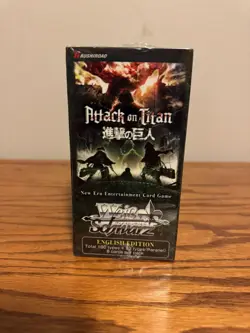 Seal Weiss Schwarz Attack on Titan Vol 2 Booster Pack English Edition Collect - Image 1