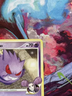 Pokemon Gengar TCG GL LV.65 Rising Rivals Card 40/111 Uncommon Non-Holo - Image 3