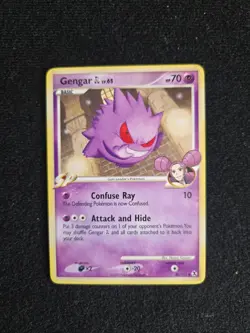 Pokemon TCG Gengar GL Rising Rivals Card 40/111 Platinum SP Uncommon 2009 - Image 2