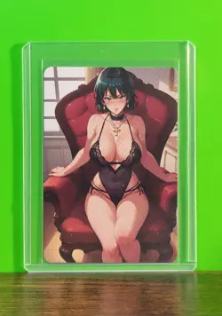 FUBUKI One Punch Man Waifu Goddess Prismatic Refractor Card CUSTOM MADE - Image 3