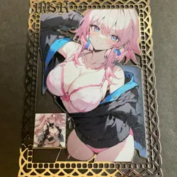 Goddess Story Gold METAL Card - Serial Number #078/100! Anime Girl **READ** - Image 1