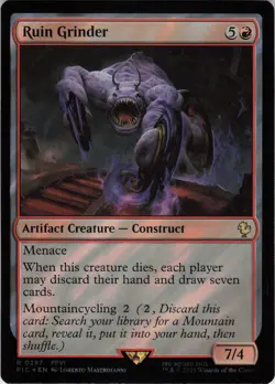 Ruin Grinder (Surge Foil) R Commander: FINAL FANTASY 297 NM - Image 1