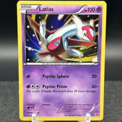Latias 30/30 Holo Common XY Trainer Kit Latios & Latias Pokemon Card #B - Image 1