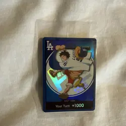 (1) One Piece Dodgers Promo Card Monkey D. Luffy 2026 sealed - Image 3