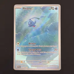 Pokemon TCG Card Phione 175/167 Twilight Masquerade Illustration Rare - NM - Image 1