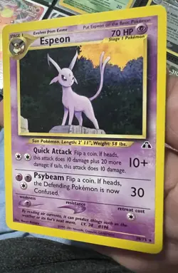 Pokemon TCG Espeon Neo Discovery Unlimited Rare Card 20/75 - Image 2
