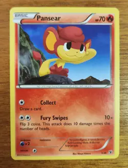 Pansear Pokemon Card, Kalos Starter Set 7/39 - Image 1