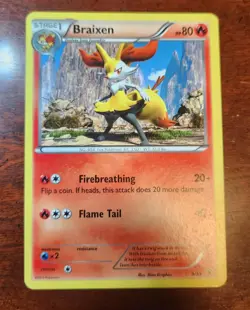Braixen Pokemon Card, Kalos Starter Set 9/39 - Image 1