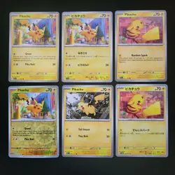 Pokemon Pikachu x8 Card Lot Bundle - Image 1