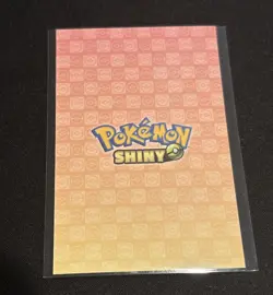 Rare Pokemon Shiny Full Art #228 Houndour Low Pop Cracked Ice Holo Card - Image 2