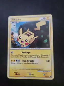 Pokemon Pikachu HGSS03 2010 Holo Promo Basic Card 70HP English - Image 1