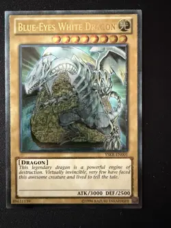 YSKR-EN001 Blue-Eyes White Dragon Ultimate Rare Yu-Gi-Oh Card Near Mint - Image 1