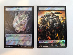 MTG Orcish Army (19) | Food (23) Double-Sided Token (Surge Foil) - Image 1