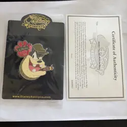 Disney Auctions Pin Pete Cats Certified LE 100 LE100 NEW On Card MINT v81 - Image 1