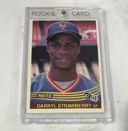 Donruss 1984 Darryl Strawberry Rookie #68 New York Mets MLB Baseball Card - Image 1