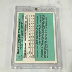 Donruss 1984 Darryl Strawberry Rookie #68 New York Mets MLB Baseball Card - Image 2