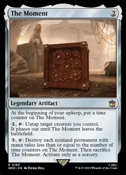 The Moment: MtG Magic the Gathering Commander Doctor Who EXTENDED ART SURGE FOIL - Image 1