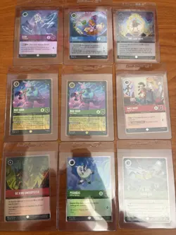 Disney Lorcana EPIC Lot Of 9 $140 Tcg Value - Image 1